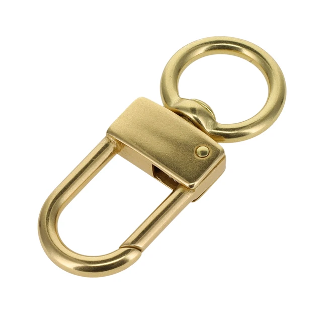 531 3/4" Natural Brass, Swivel Lever Snap, Solid Brass-LL