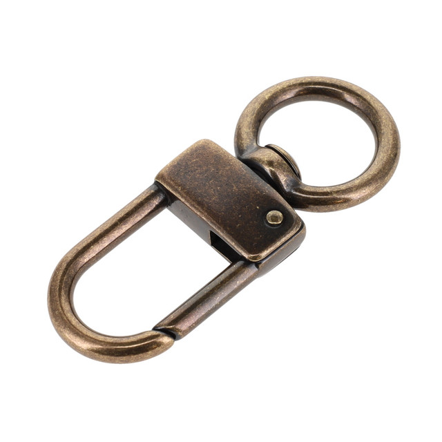 531 3/4" Antique Brass, Swivel Lever Snap, Solid Brass-LL