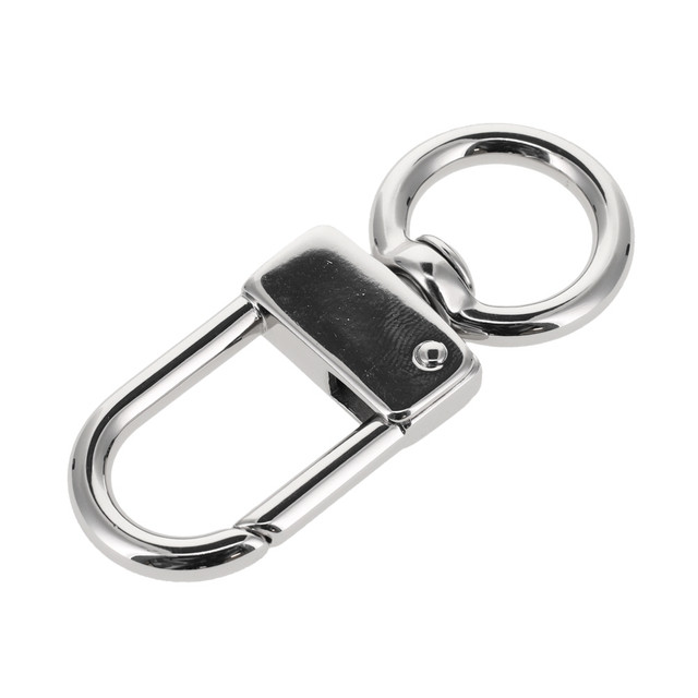 531 3/4" Nickel Plate, Swivel Lever Snap, Solid Brass-LL