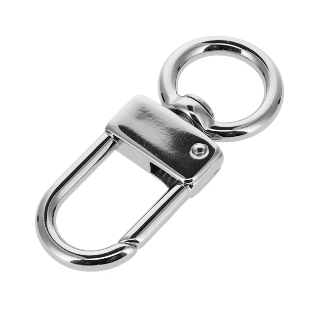 531 3/4" Nickel Plate, Swivel Lever Snap, Solid Brass-LL