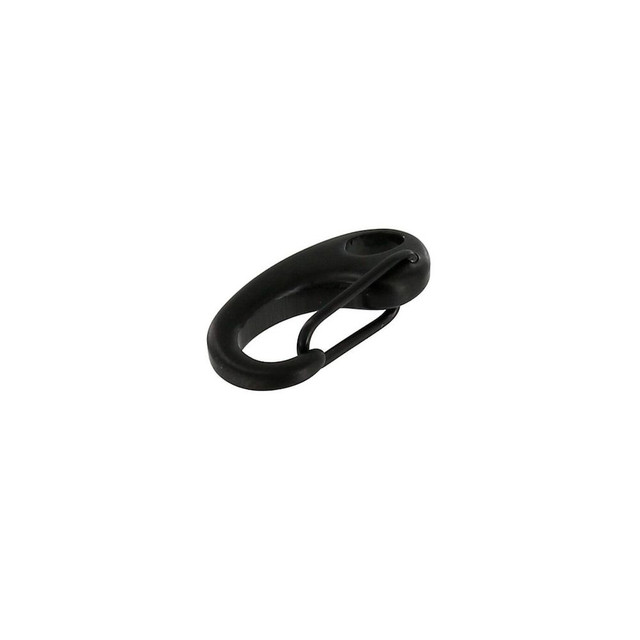 B8934 Hole 5.5 x 3.3mm, Bracelet Lever Clasp, PVD Black Matte, Stainless Steel