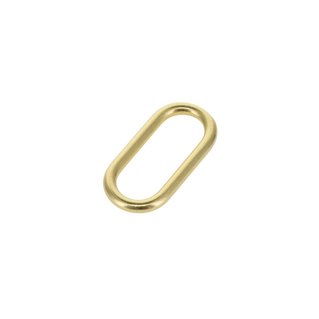 2023 1" Natural Brass, Thin Single Loop, Solid Brass-LL