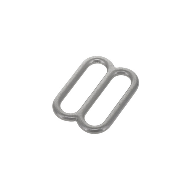 2022 1" Nickel Matte, Thin Double Loop, Solid Brass-LL