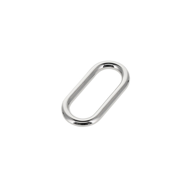 2023 1" Nickel Plate, Thin Single Loop, Solid Brass-LL