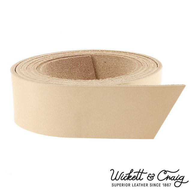 Wickett & Craig 'American Vachetta' Leather Strap, Natural, 55" to 60" Long, 8-10oz & 10-12oz