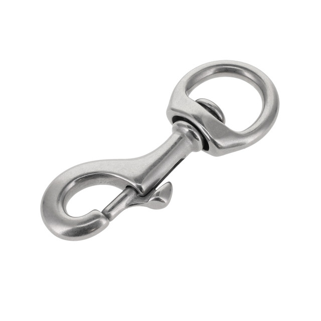3611 3/4" Nickel Matte, Swivel Bolt Snap, Solid Brass-LL