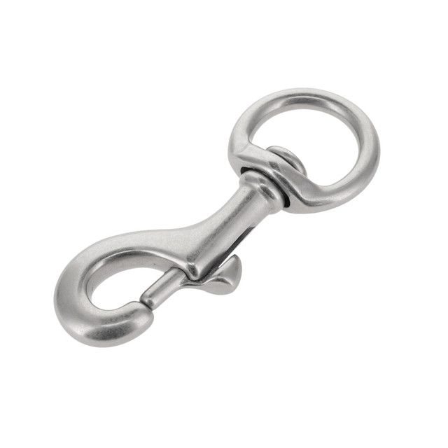 3511 3/4" Nickel Matte, Swivel Bolt Snap, Solid Brass-LL