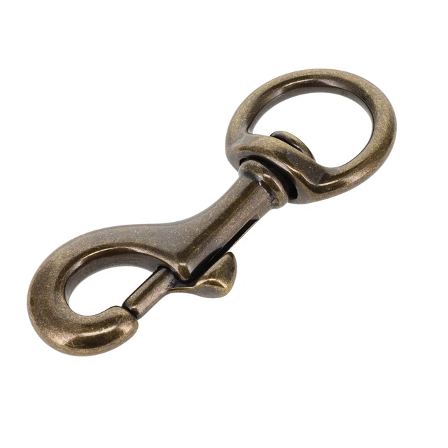 3511 3/4" Antique Brass, Swivel Bolt Snap, Solid Brass-LL