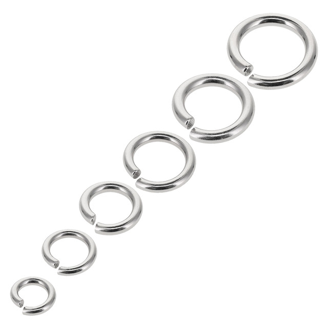 B93 Nickel Plate, Jump Ring, Solid Brass-LL