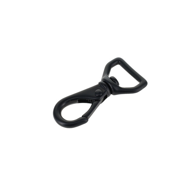 220 PVD Black Matte, Mini Swivel Lever Snap, Solid Brass-LL, Multiple Sizes