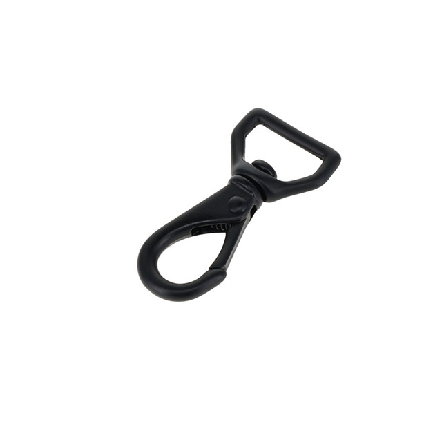 220 PVD Black Matte, Mini Swivel Lever Snap, Solid Brass-LL