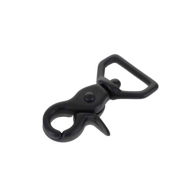 3008A PVD Black Matte, Mini Swivel Trigger Snap, Solid Brass-LL, Multiple Sizes