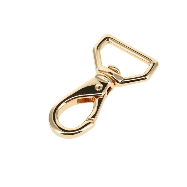 230 3/4" Gold Plate, Swivel Lever Snap, Solid Brass-LL