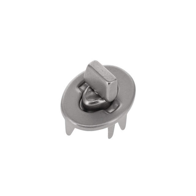 3016 Nickel Matte, Turn Lock, Solid Brass-LL (four piece set)