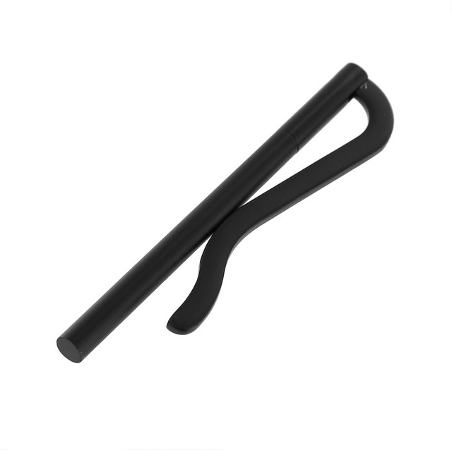 B8913 PVD Black Matte, Spring Bar Money Clip, Solid Brass-LL