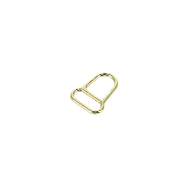 B7239 Brass Plate, Double Loop, Solid Zinc