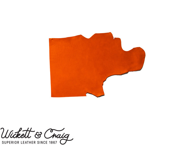 Wickett & Craig English Bridle Leather, Shoulder, Carrot