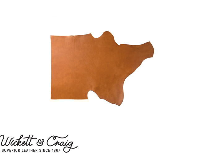 Wickett & Craig English Bridle Leather, Shoulder, Tan