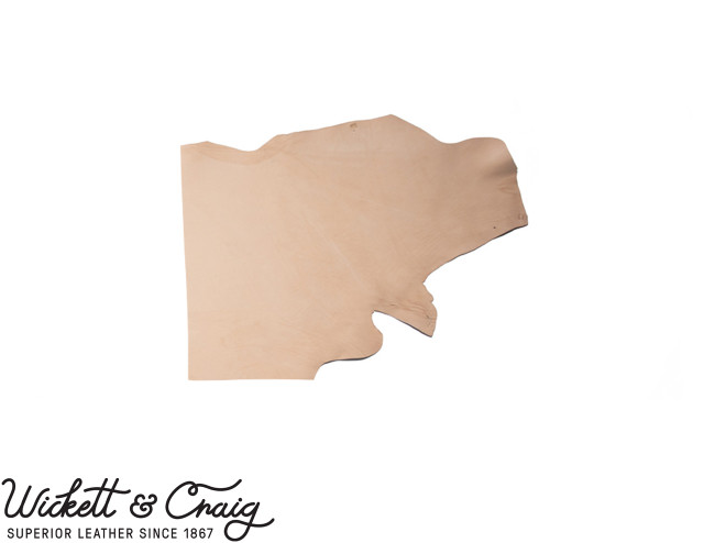 Wickett & Craig Carving Leather, Shoulder, Natural