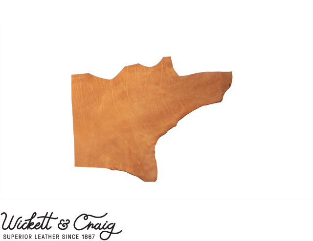 Wickett & Craig Traditional Harness Leather Shoulders, Russet, 9-11oz, Multiple Sizes