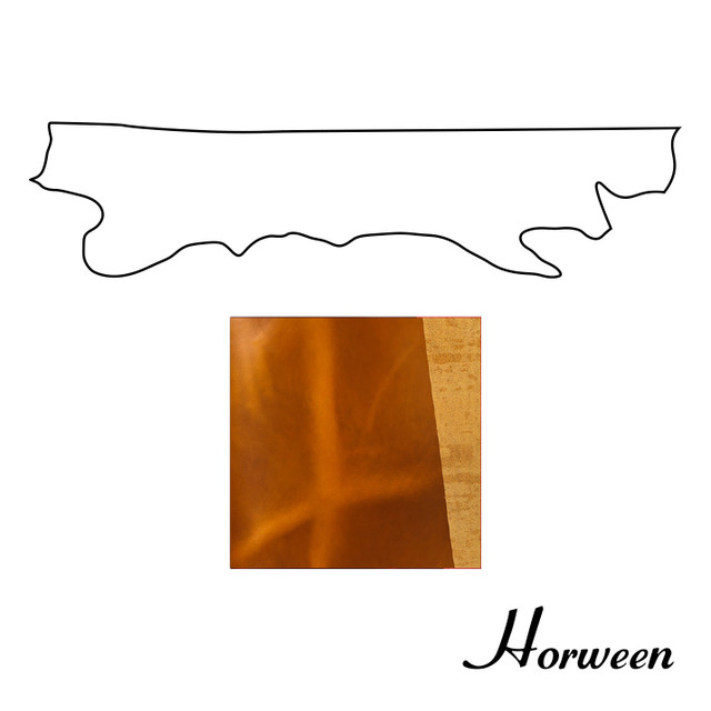 Horween Cavalier Leather Belly, Sunflower, Multiple Weights