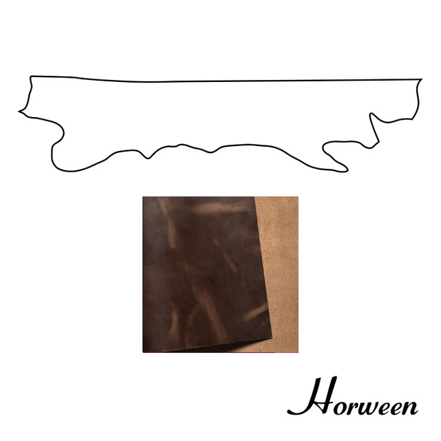 Horween Chromexcel Leather Belly, Natural, Multiple Weights