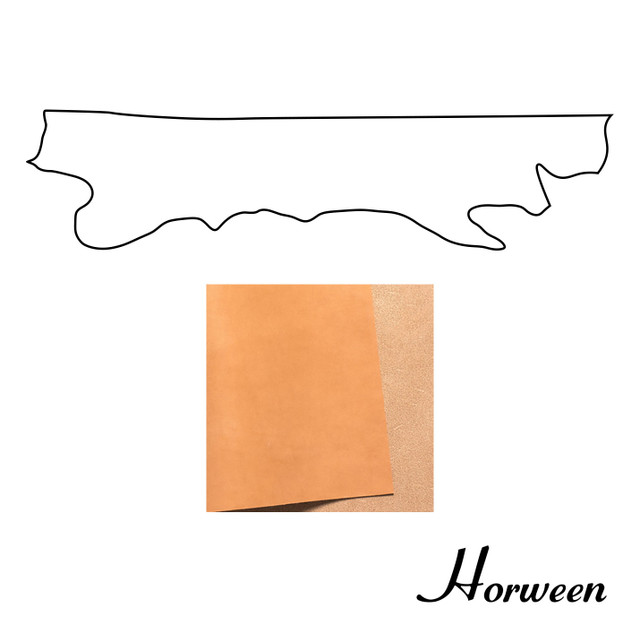 Horween Essex Leather Belly, Natural, Multiple Weights