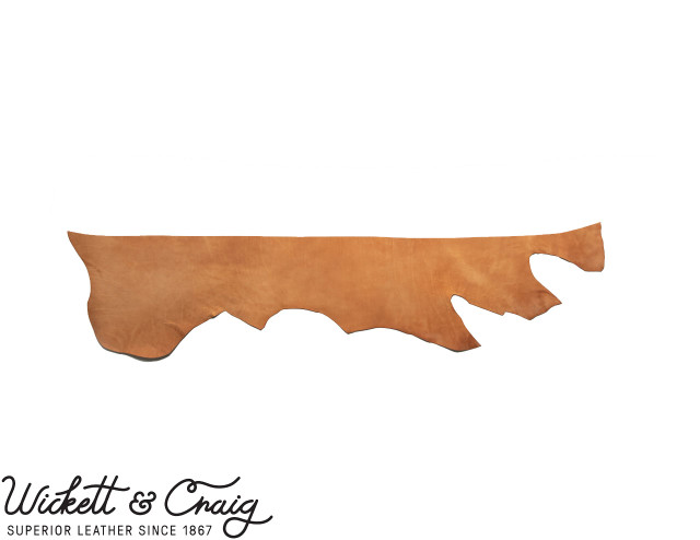 Wickett & Craig Traditional Harness Leather, Belly, Russet