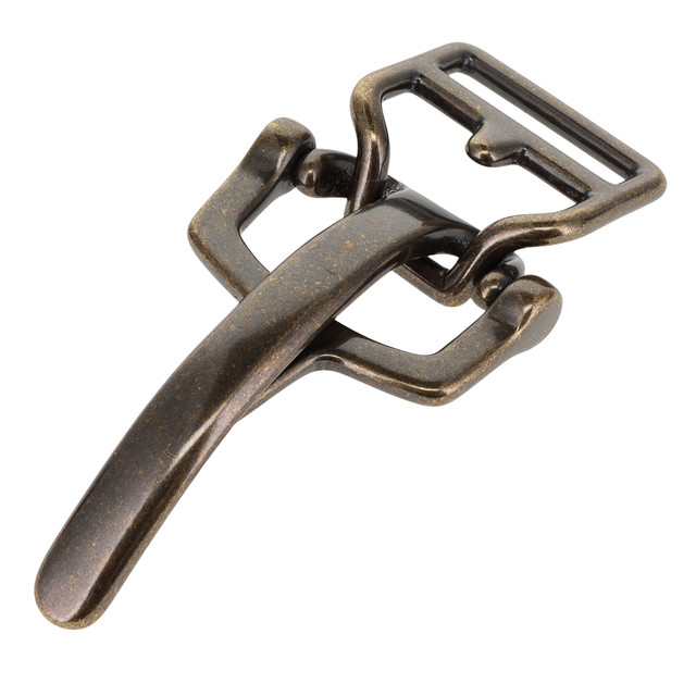 B9571 1 1/4" Antique Brass, Collar Fastener, Solid Brass-LL