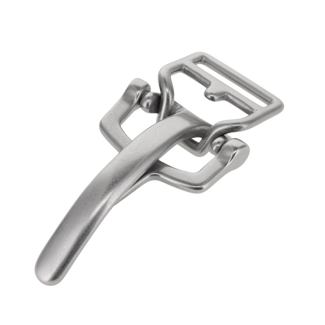 B9571 1 1/4" Nickel Matte, Collar Fastener, Solid Brass-LL