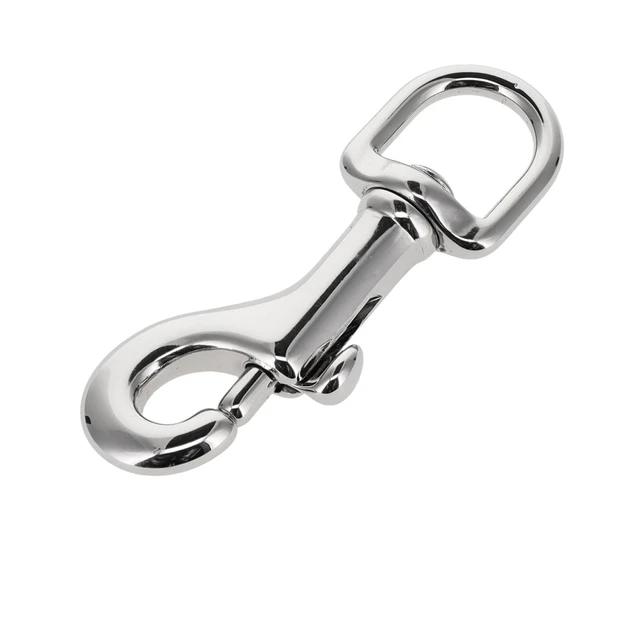 3001A 1/2"  Nickel Plate, Swivel Bolt Snap, Solid Brass-LL