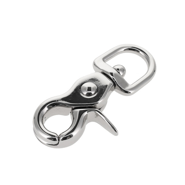 3002A 1/2" Nickel Plate, Swivel Trigger Snap, Solid Brass-LL