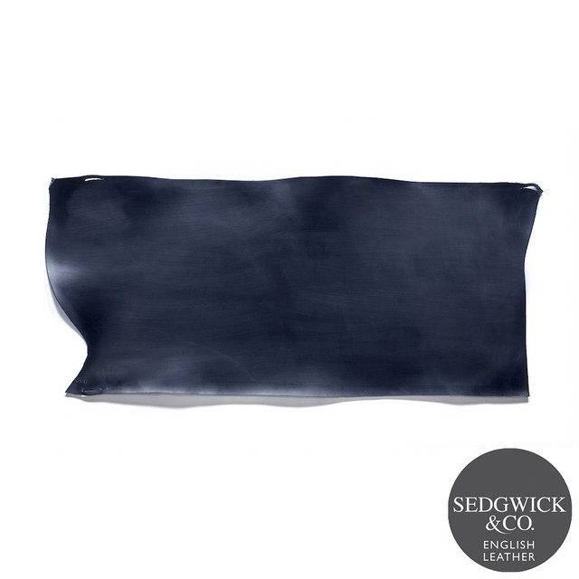 Sedgwick English Bridle Leather, Bend, 9-10oz, Navy