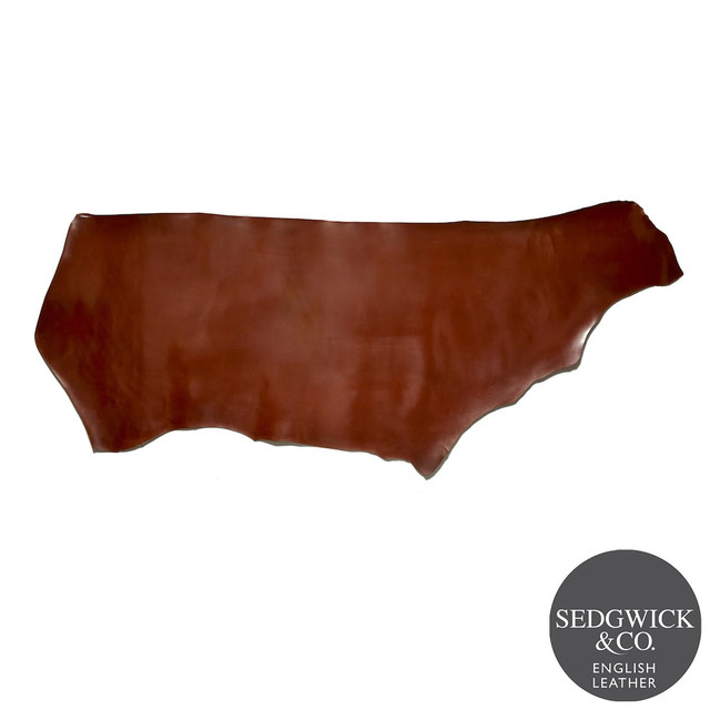 Sedgwick English Bridle Leather, Side, Conker