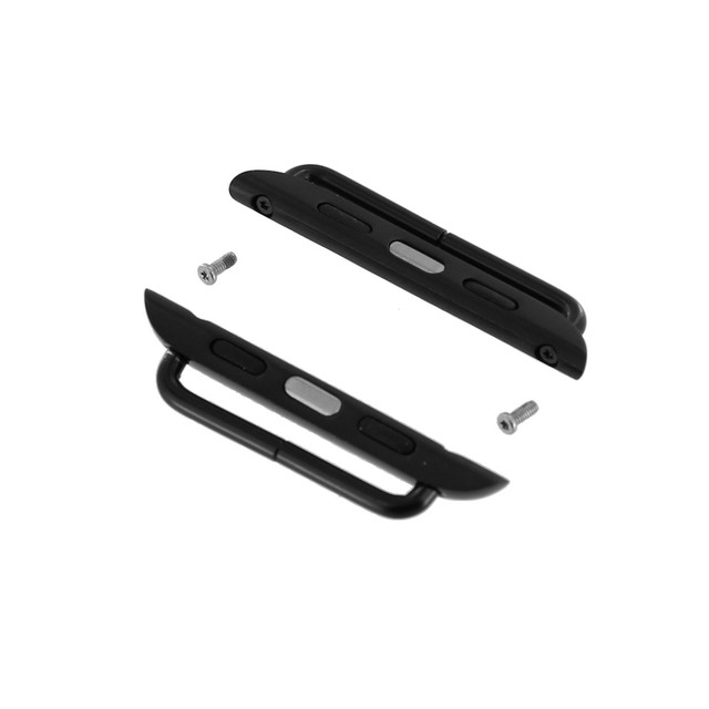 Apple Watch Screw Adapter, PVD Black (2 pc set)