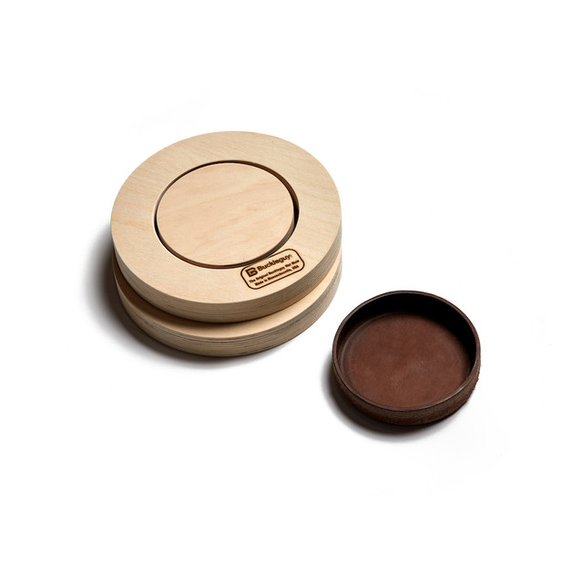 Leather Wet Mold DIY, Circle 4" Leather Tray, 3 pc Set