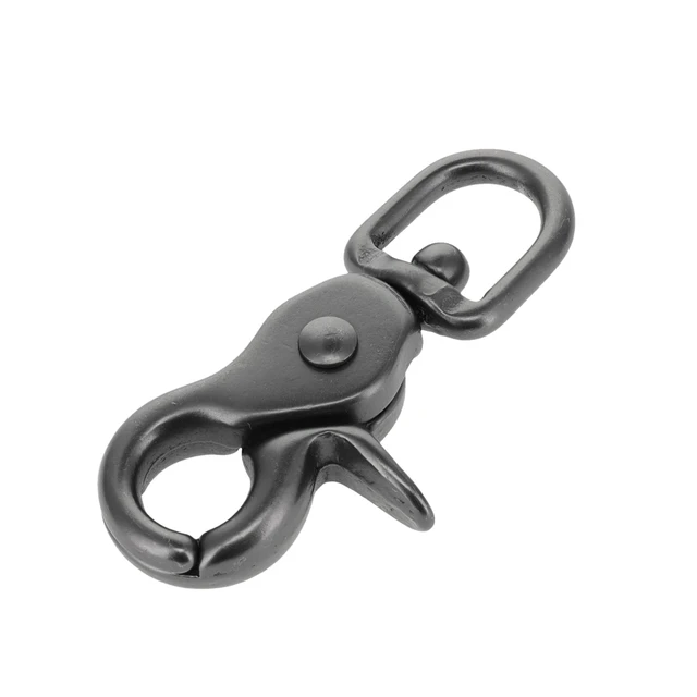 3008A 7/16" Gun Metal, Mini Swivel Trigger Snap, Solid Brass-LL
