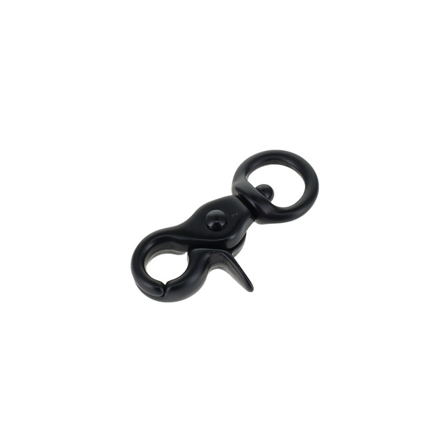 3012A 3/8" PVD Black Matte, Extra Mini Swivel Trigger Snap, Solid Brass-LL