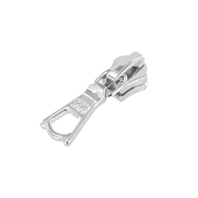 Riri Flach Zipper Pull, Nickel Plate, Multiple Sizes