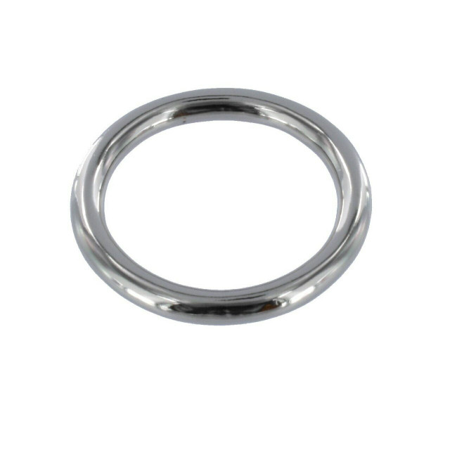 OR0 Nickel Matte, Thick O-Ring, Solid Brass-LL, Multiple Sizes