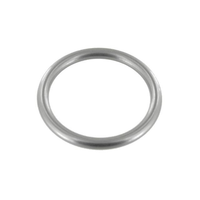 ORT Nickel Matte, Thin O-Ring, Solid Brass-LL, Multiple Sizes