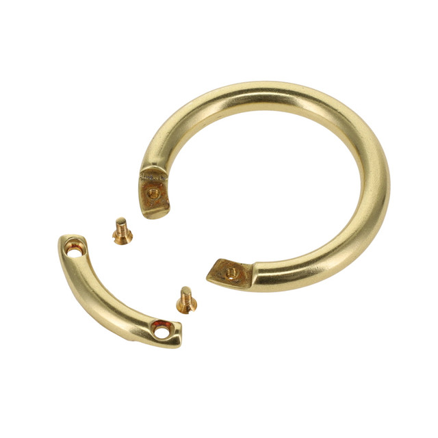 ORS Natural Brass, O-Ring, Opens with Screws, Solid Brass-LL