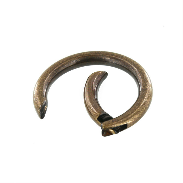 B9431 Antique Brass, Spring Gate O-Ring, Solid Brass-LL, Multiple Sizes