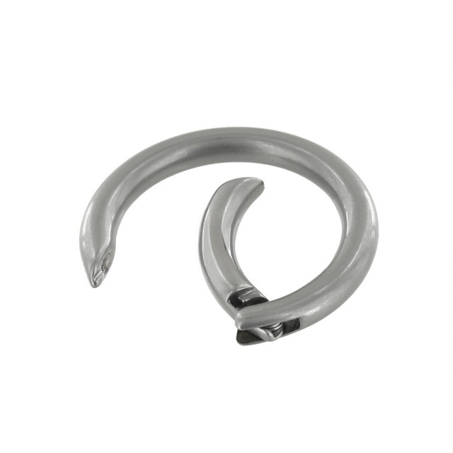 B9431 Nickel Matte, Spring Gate O-Ring, Solid Brass-LL, Multiple Sizes