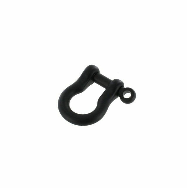 B7485 PVD Black Matte, Shackle w/ Screw Pin, Solid Brass-LL, Multiple Sizes