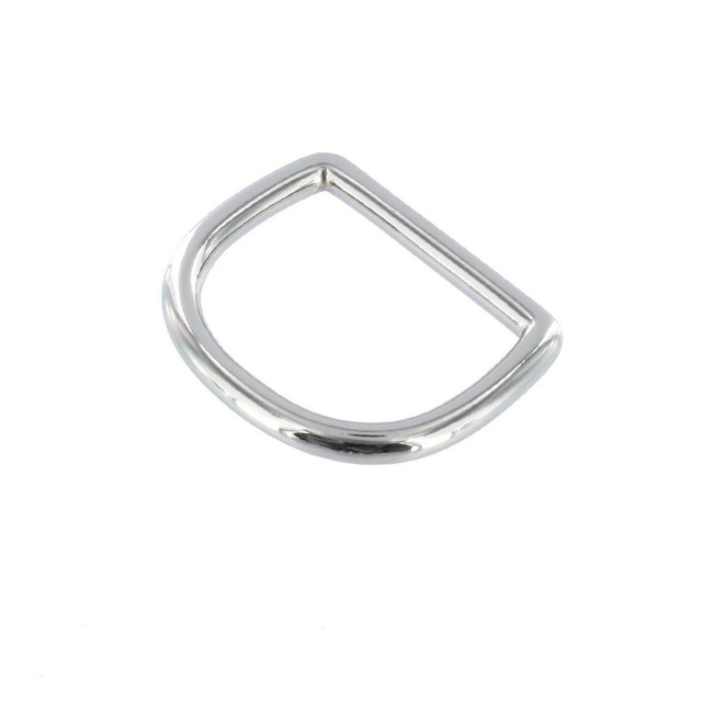 DR0 Nickel Plate, D-Ring, Solid Brass-LL, Multiple Sizes