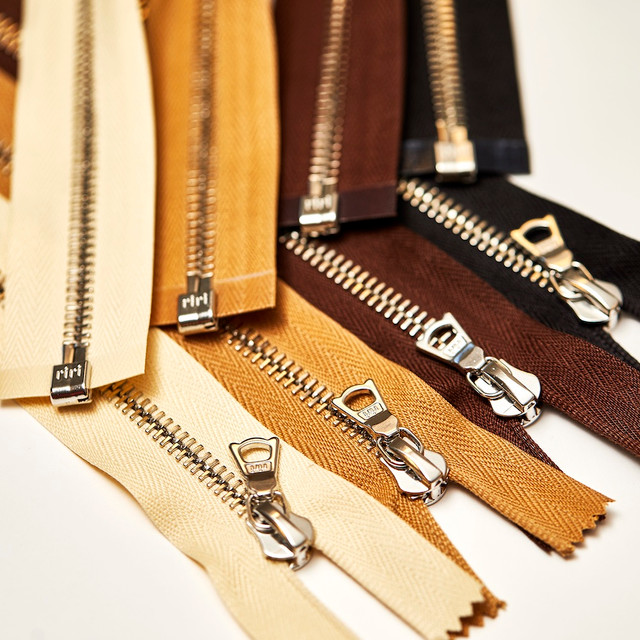Riri Zipper, Custom Cut Separating, Nickel Teeth (NI)