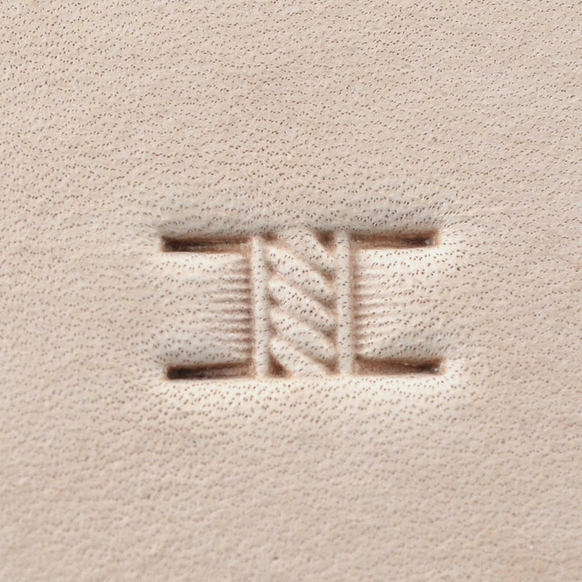 Leather Stamping Tool, Basketweave, Single, Multiple Sizes