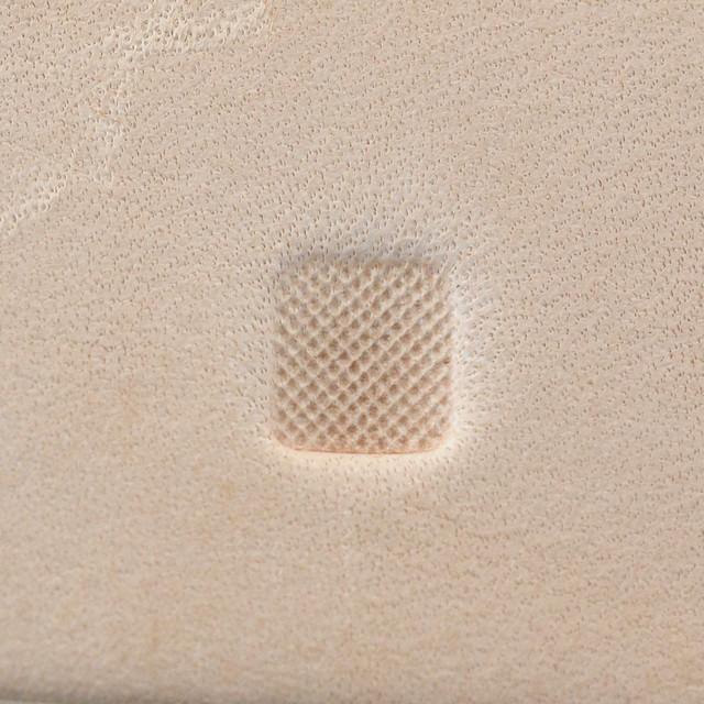 Leather Stamping Tool, Beveler, Square Checked, Multiple Sizes
