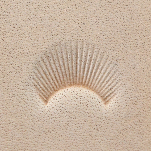 Leather Stamping Tool, Camouflage, Fan, Multiple Sizes